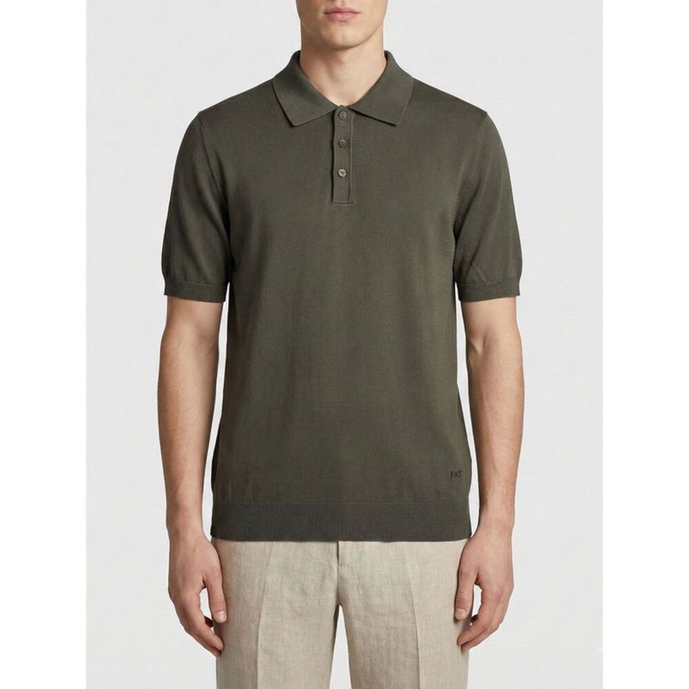Fay Polo Shirt Men Green